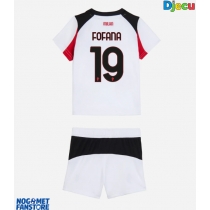 AC Milan Youssouf Fofana #19 Gostujuci Dres za djecu 2025-26 Kratak Rukav (+ Kratke hlače)